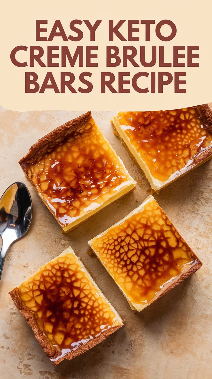 Keto Creme Brulee Bars Recipe