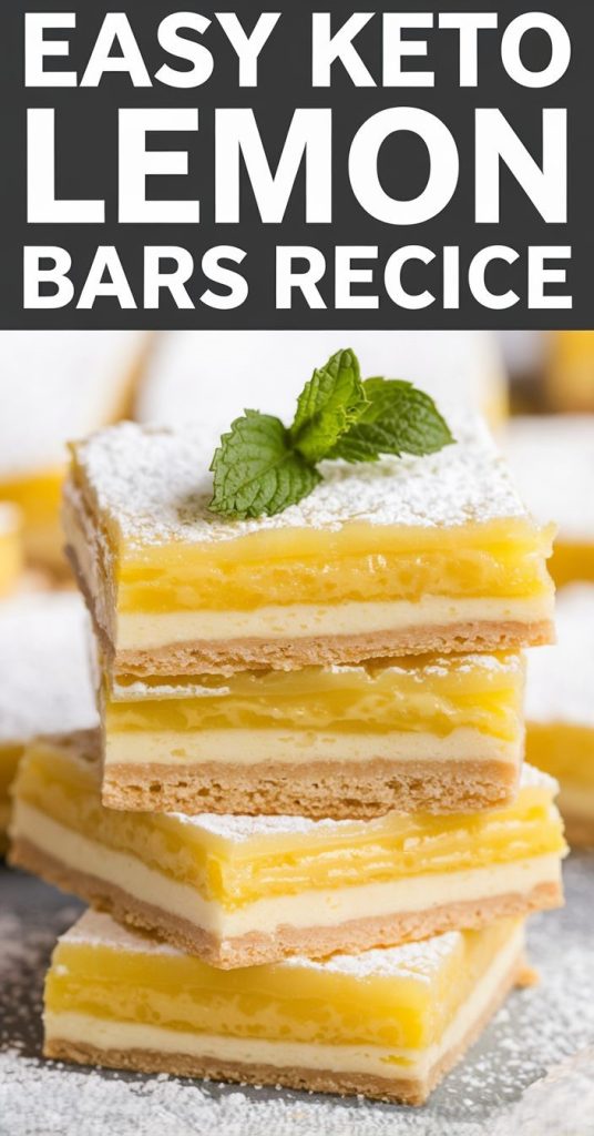 Keto Lemon Cheesecake Bars Recipe