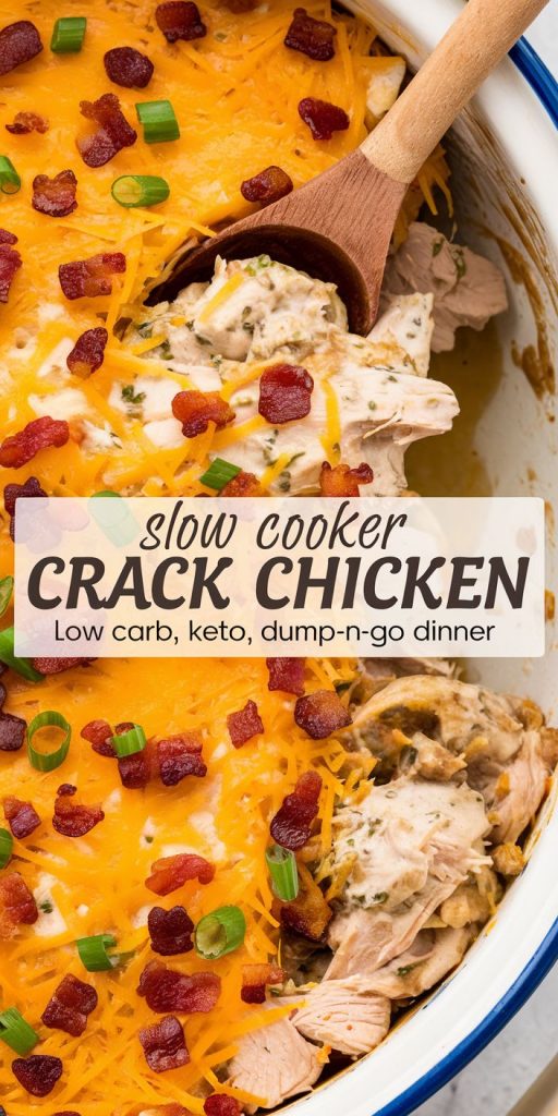 Keto low carb Chicken Bacon Ranch Casserole Recipe