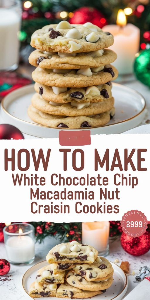 White Chocolate Macadamia Nut Cookie Recipe