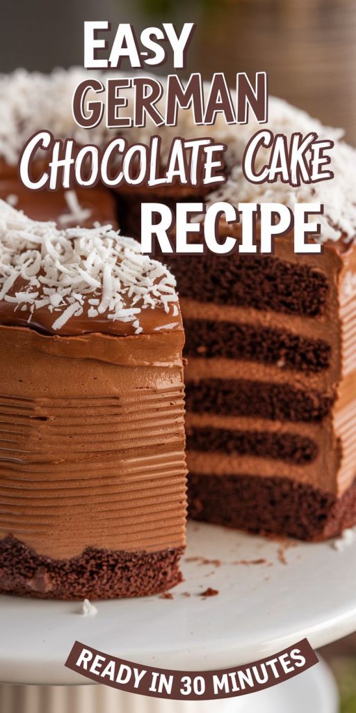 German Chocolate Cake Recipe