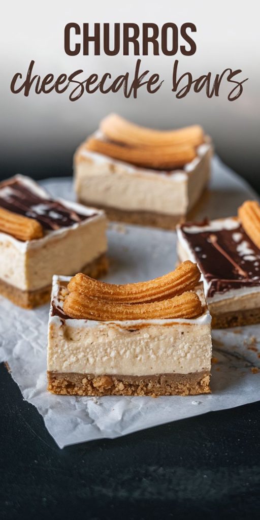 No Bake Keto Churro Cheesecake Bars Recipe