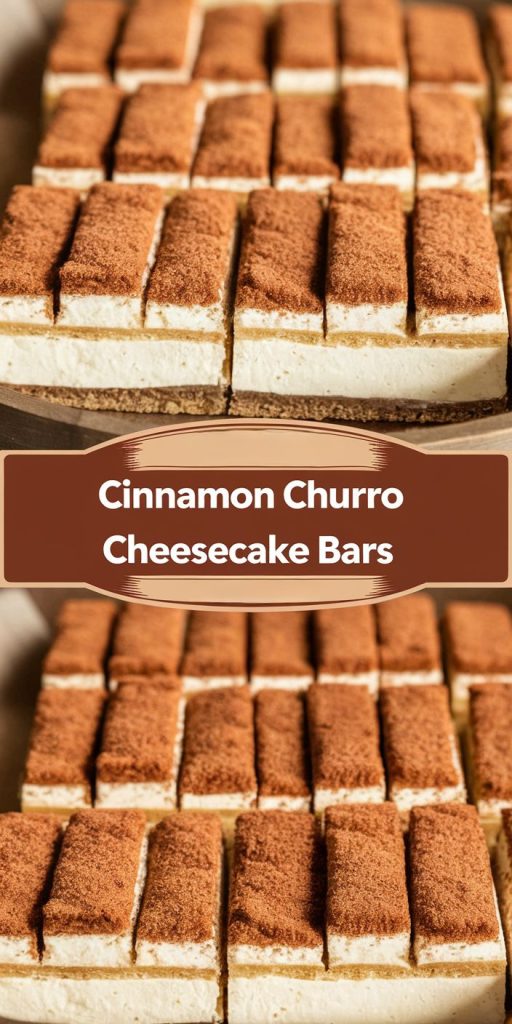 No Bake Keto Churro Cheesecake Bars Recipe