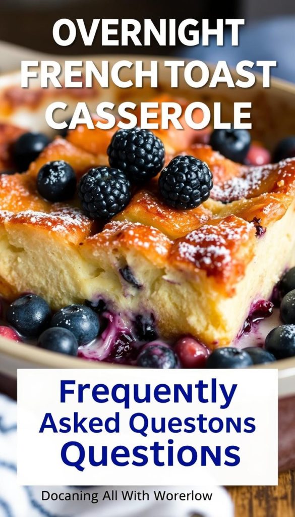 Overnight Blueberry French Toast Casserole Recipe Overnight Blueberry French Toast Casserole Recipe