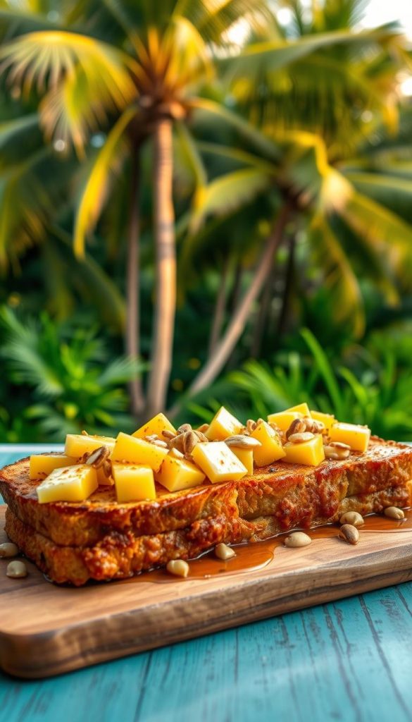 vegan Hawaiian French toast vegan Hawaiian French toast
